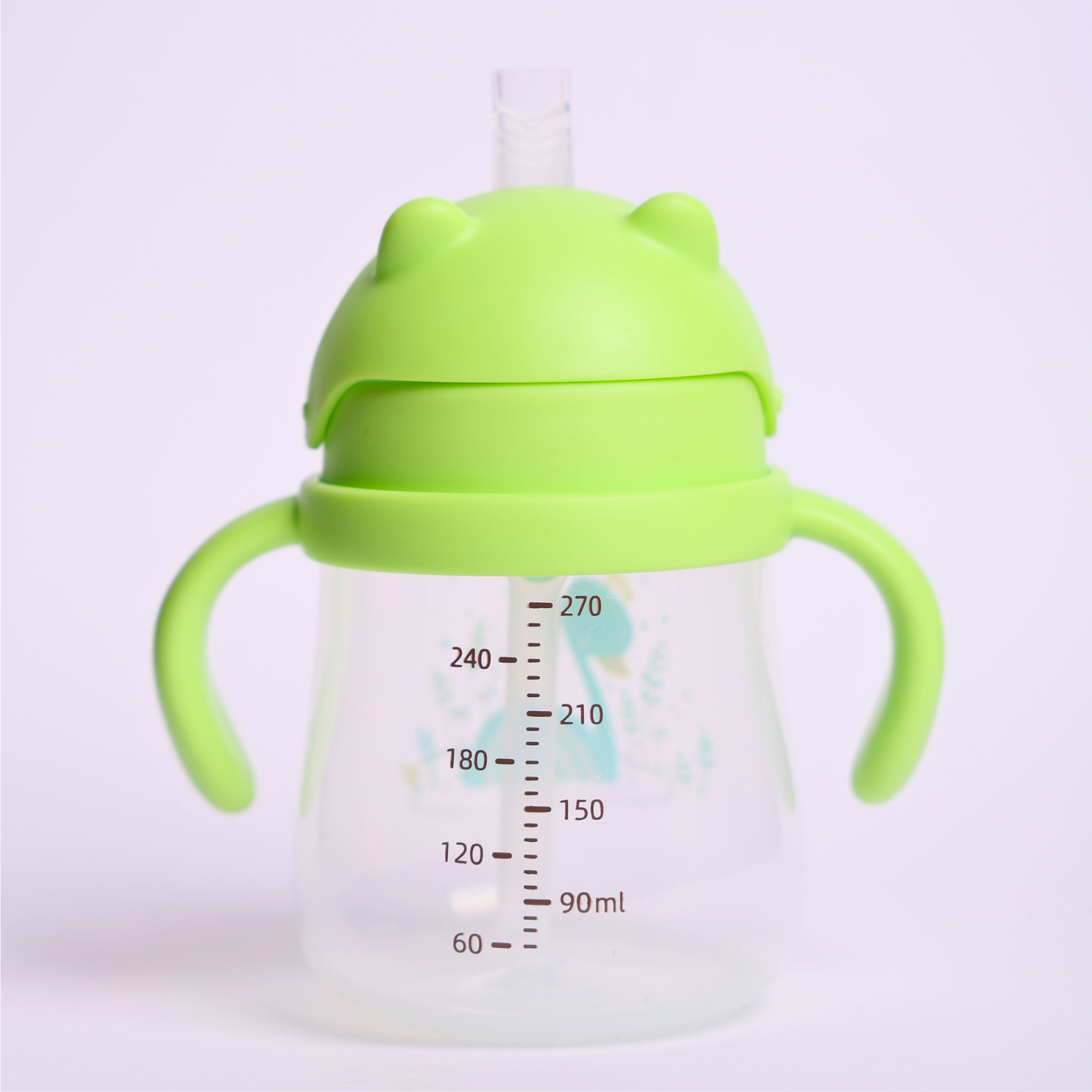 Baby Trainer Sippy Cup 270ml | BPA-Free Leakproof Straw Sipper with Soft Silicone Spout