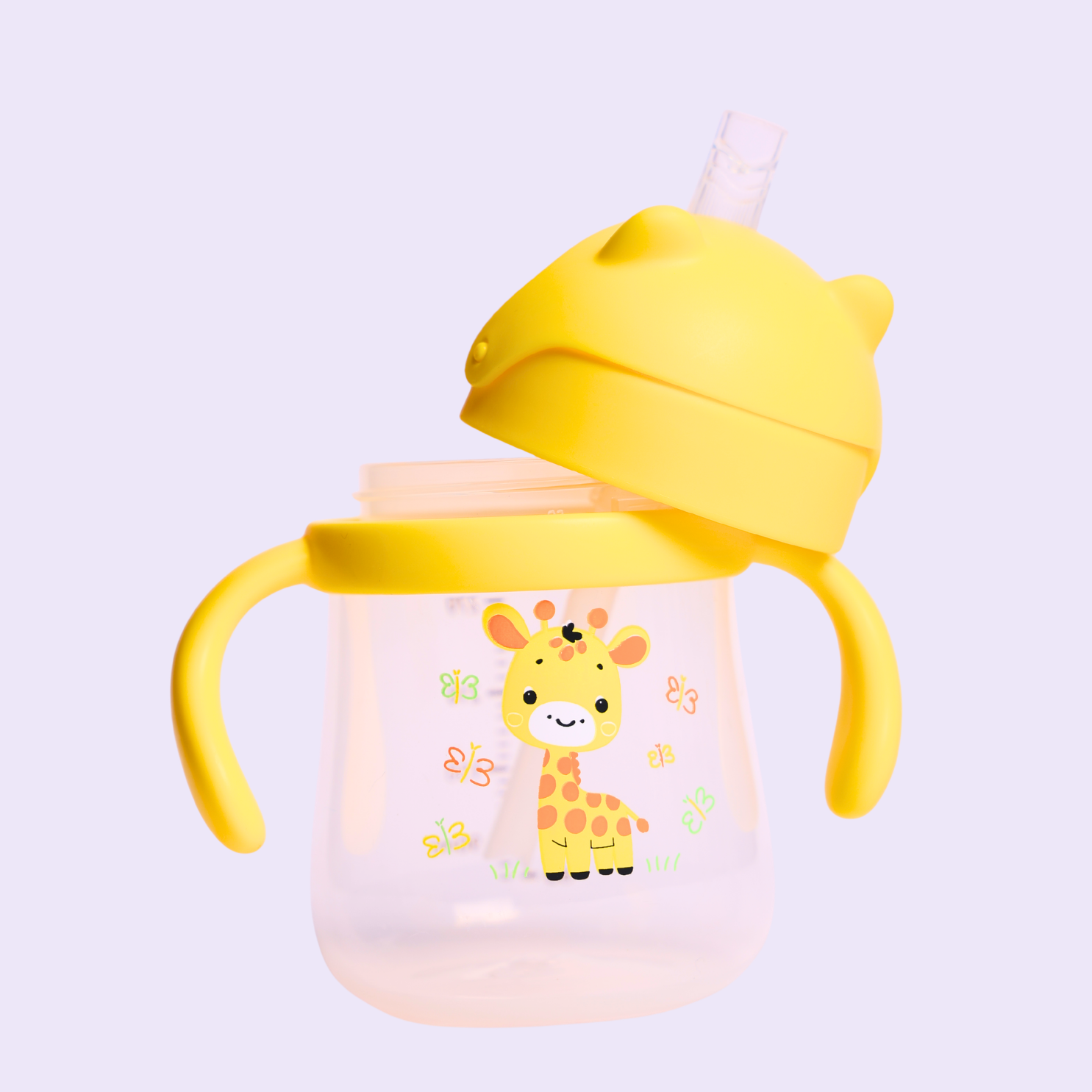 Baby Trainer Sippy Cup 270ml | BPA-Free Leakproof Straw Sipper with Soft Silicone Spout