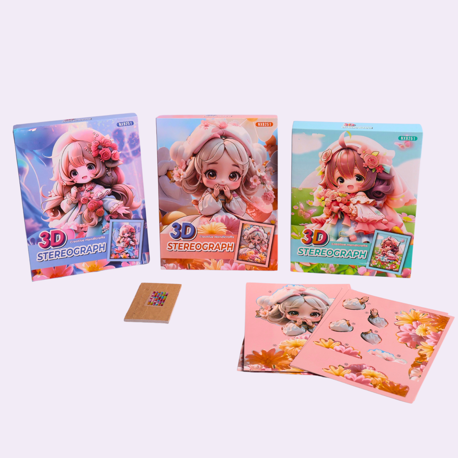 3D Stereograph DIY Craft Kit Random Pack of 1