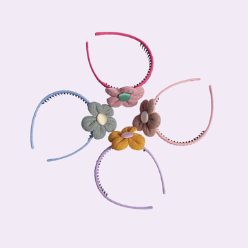 lower Hairband for Girls & Women Random Pack of 4