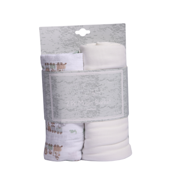 Muslin Baby Blanket Combo Pack of 2