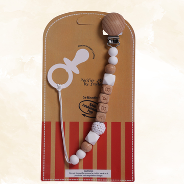 Clip Holder BPA-Free Silicone Beaded Soother Chain for Newborn Bbay