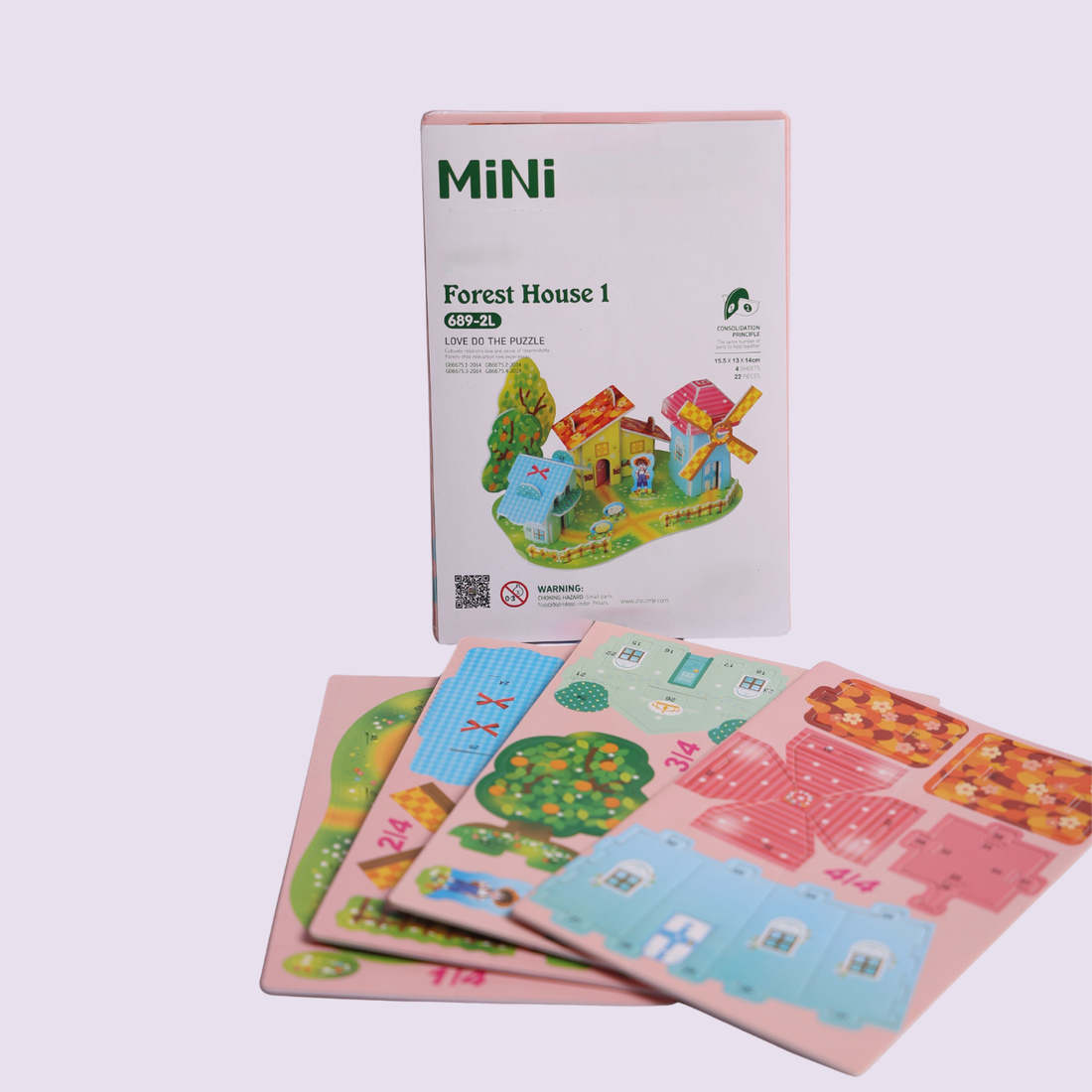 Mini DIY 3D Puzzle Kit – Pack of 1 Random Theme