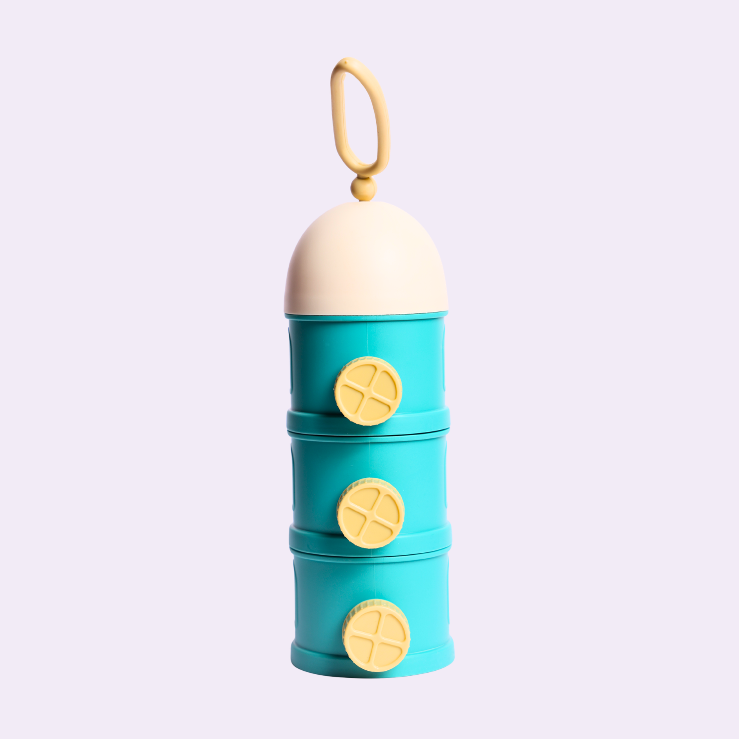450ml Stackable Milk Powder Dispenser for Baby 3-Layer BPA-Free Formula Storage Container Blue & Pink