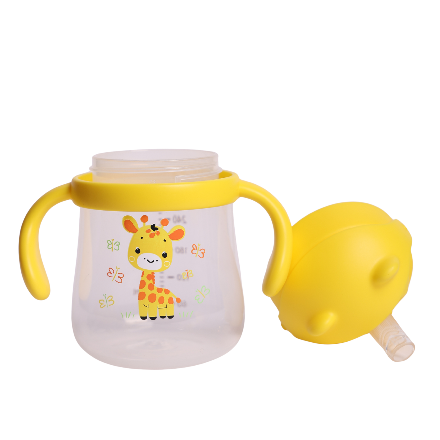 Baby Trainer Sippy Cup 270ml | BPA-Free Leakproof Straw Sipper with Soft Silicone Spout