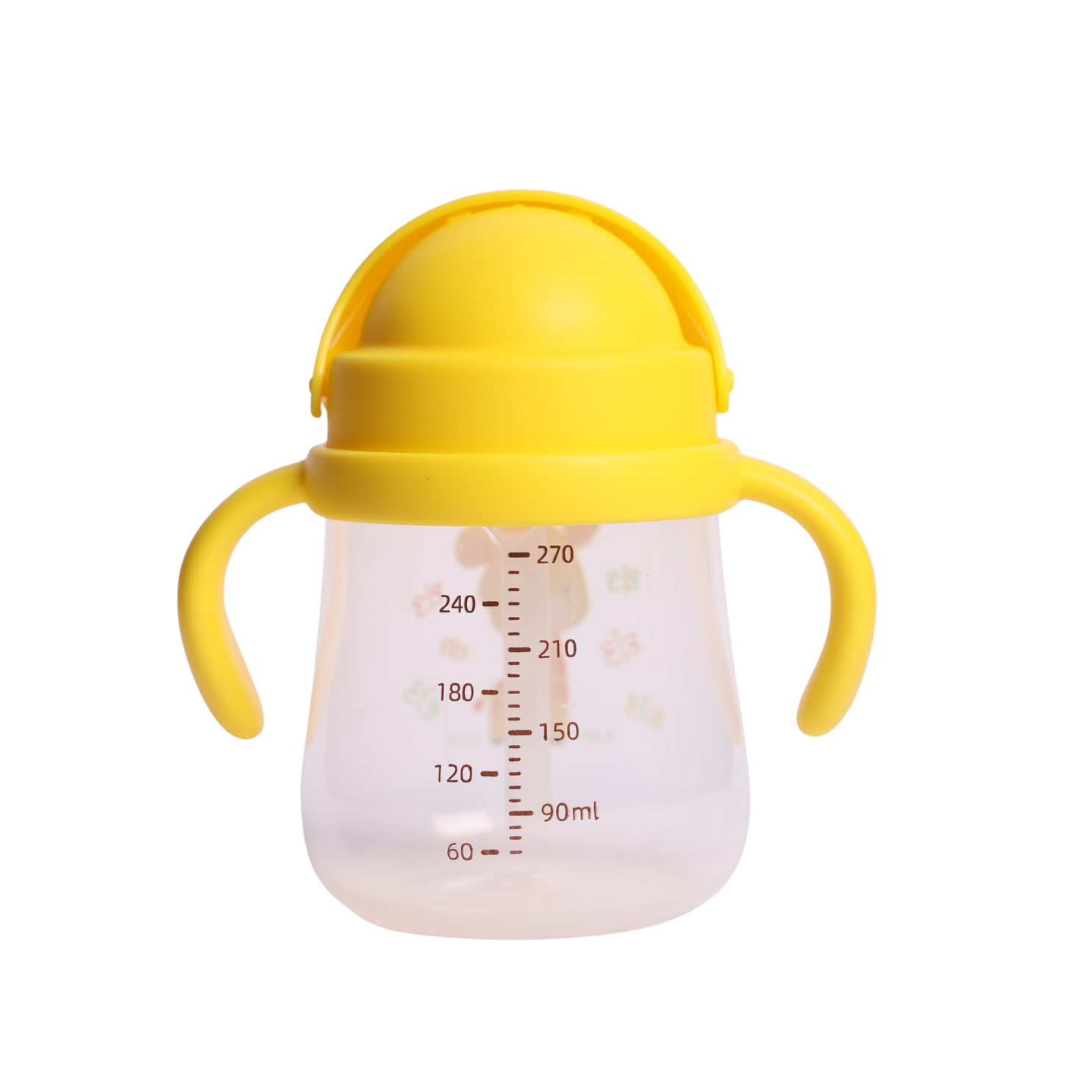 Baby Trainer Sippy Cup 270ml | BPA-Free Leakproof Straw Sipper with Soft Silicone Spout
