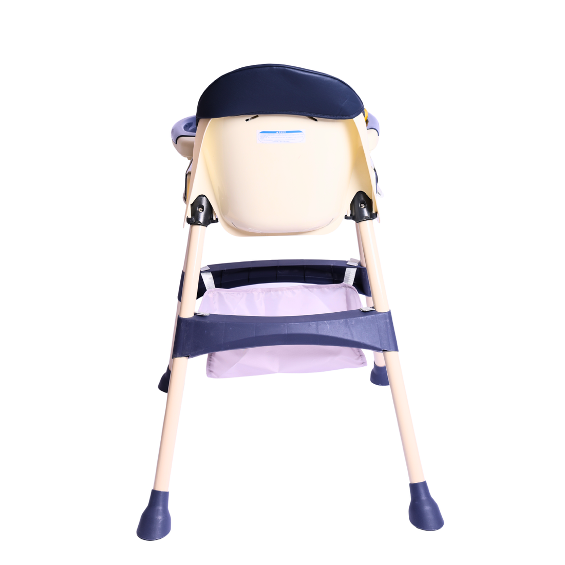 4-in-1 Convertible Baby High Chair with Removable Food Tray & 5-Point Safety Harness