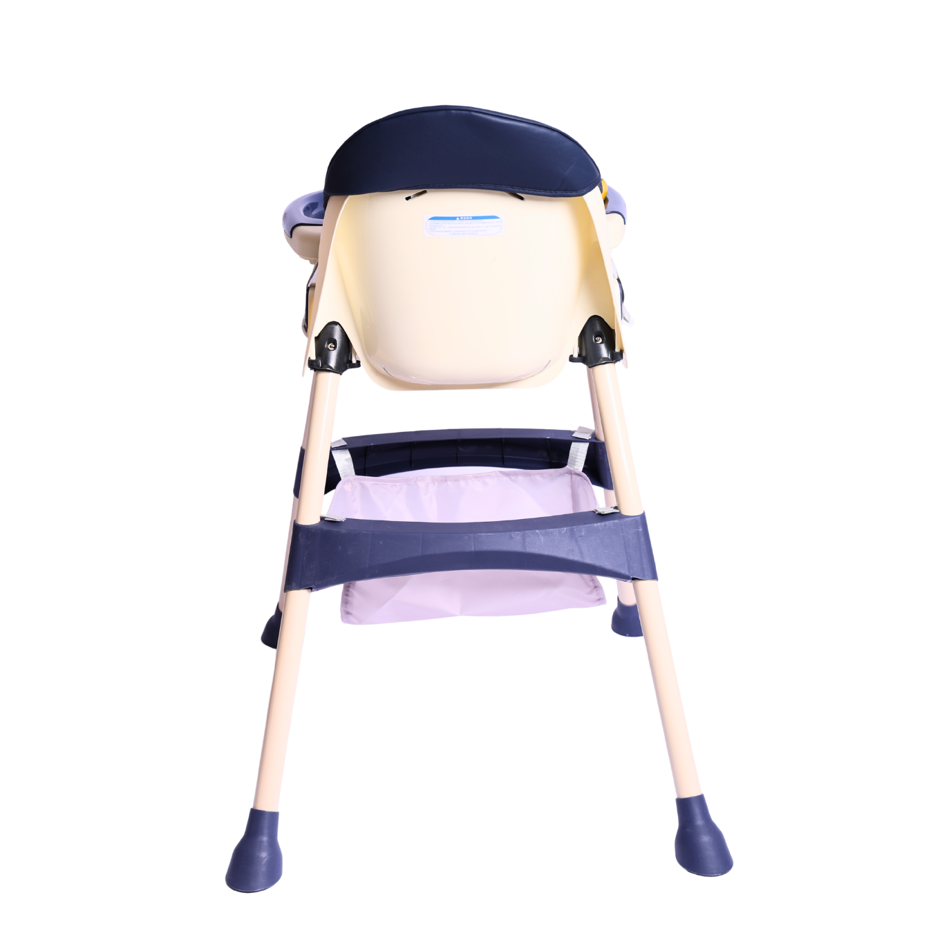 4-in-1 Convertible Baby High Chair with Removable Food Tray & 5-Point Safety Harness