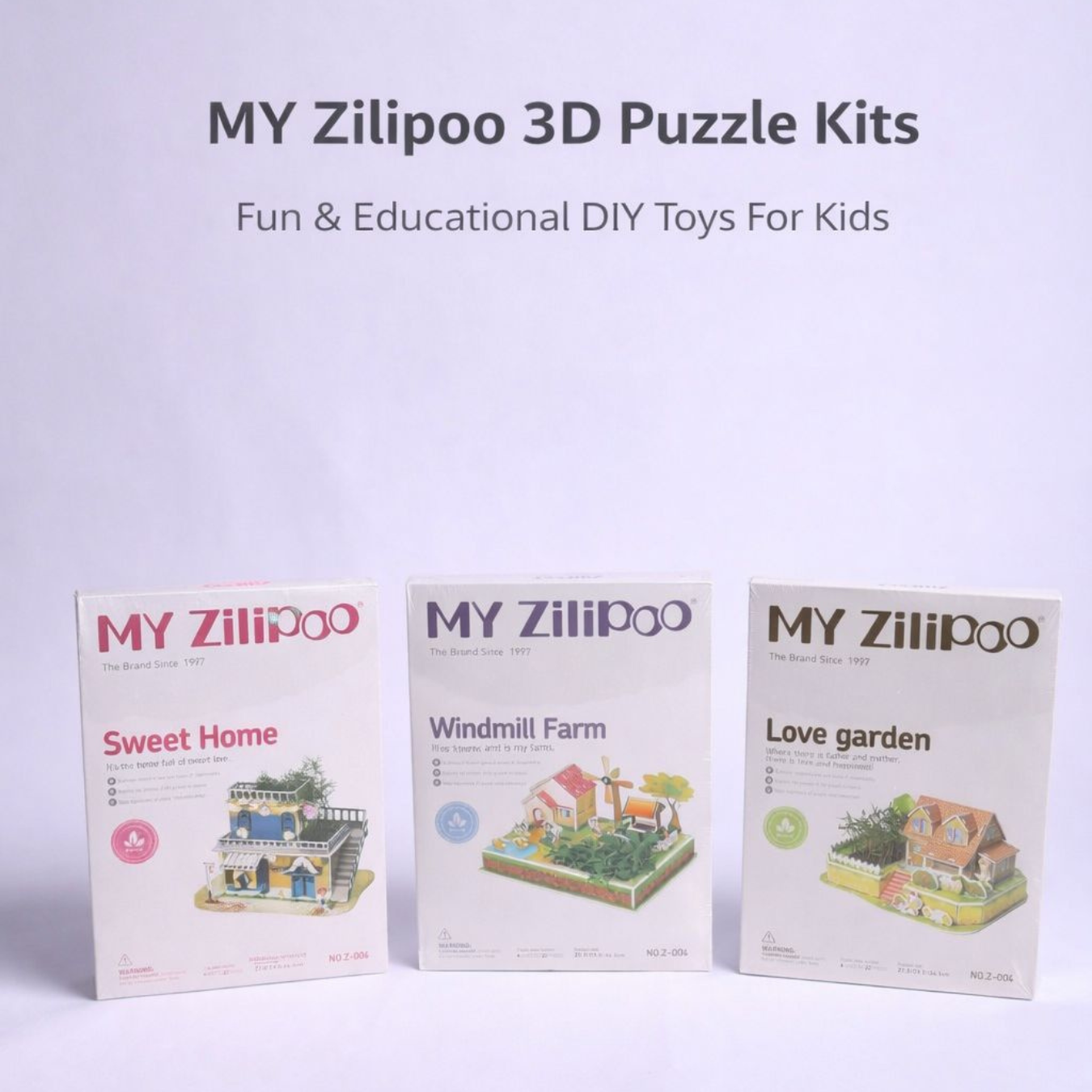 Mini Forest House 3D Puzzle DIY Kit – Pack of 1 Random Design