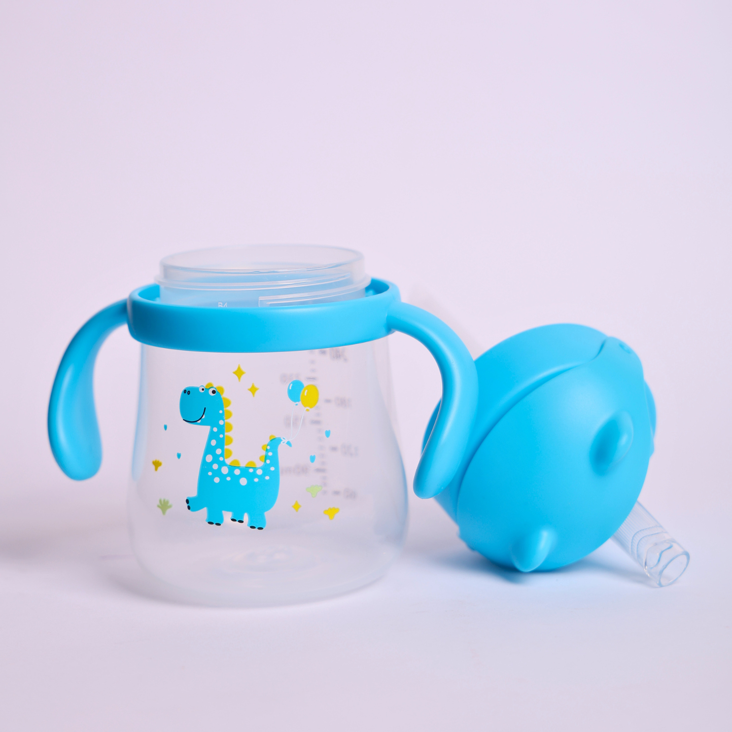 Baby Trainer Sippy Cup 270ml | BPA-Free Leakproof Straw Sipper with Soft Silicone Spout