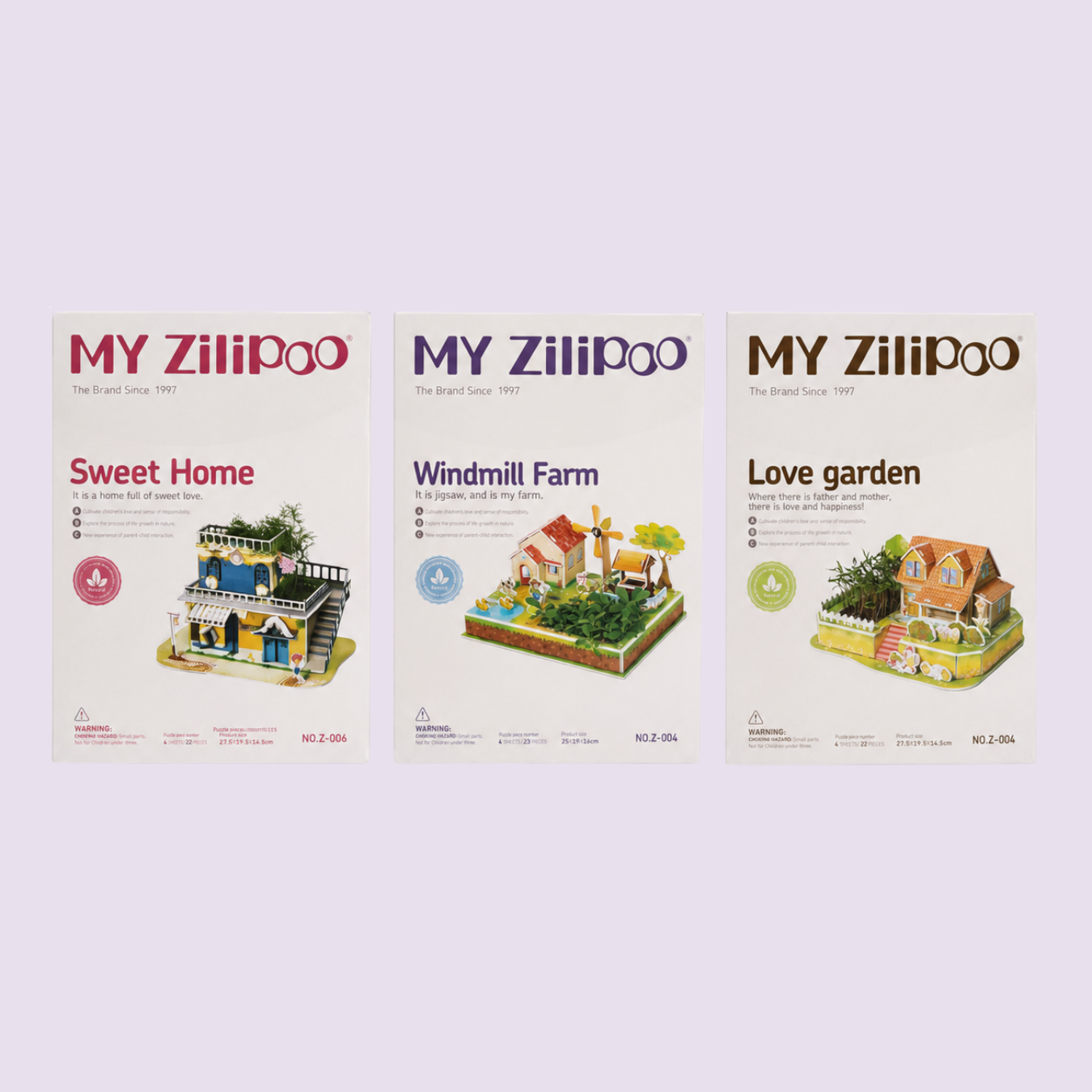 Mini Forest House 3D Puzzle DIY Kit – Pack of 1 Random Design