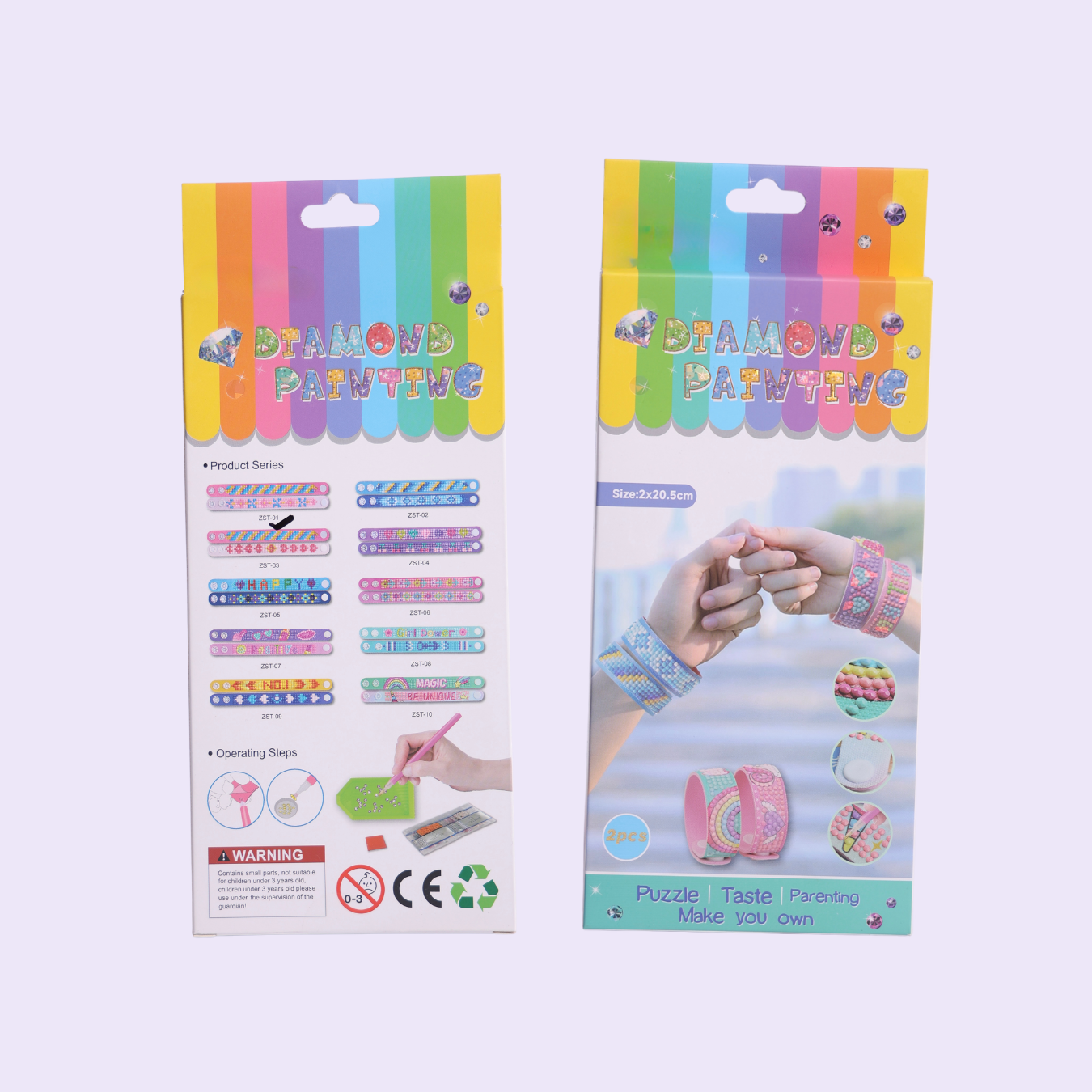 DIY Diamond Painting Bracelet Kit | Make Your Own Sparkling Bracelet Art Set for Kids & Girls