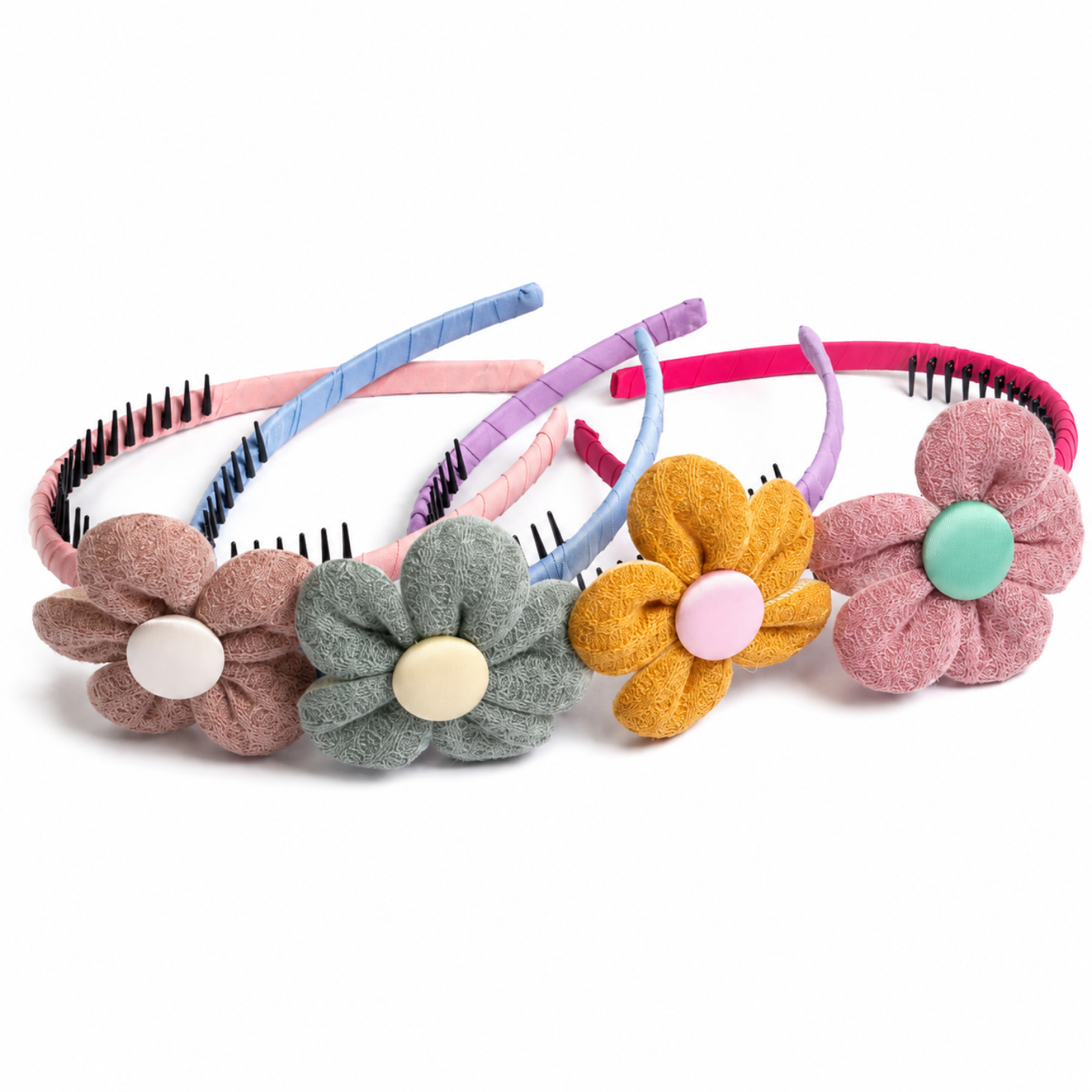 lower Hairband for Girls & Women Random Pack of 4