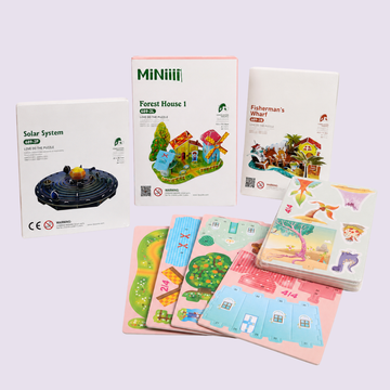 Mini DIY 3D Puzzle Kit – Pack of 1 Random Theme