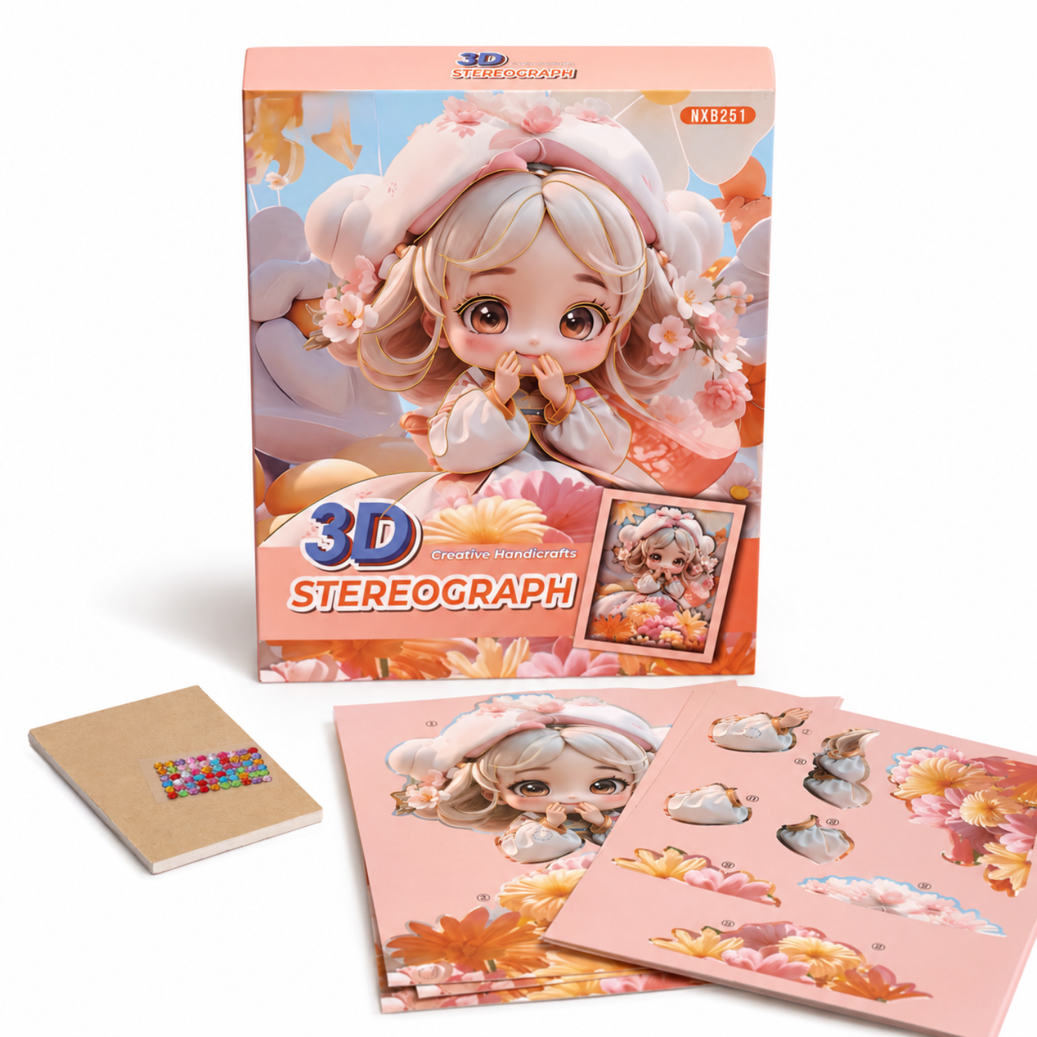 3D Stereograph DIY Craft Kit Random Pack of 1