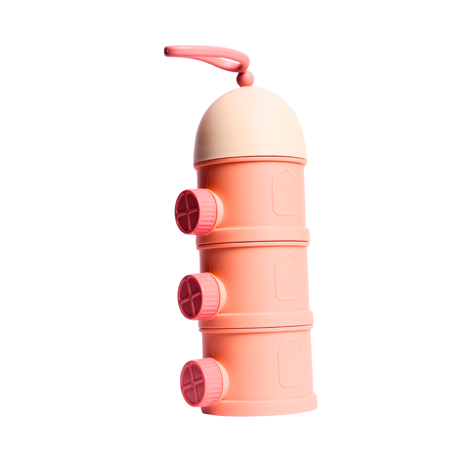 450ml Stackable Milk Powder Dispenser for Baby 3-Layer BPA-Free Formula Storage Container Blue & Pink