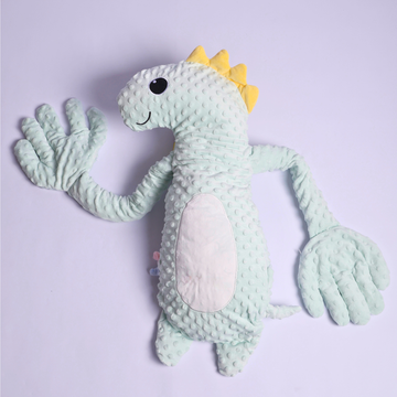 Dinosaur Plush Baby Soother Sleeping Toy with Soft Patting Comfort