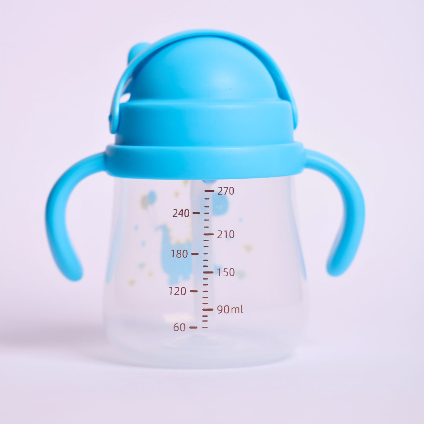 Baby Trainer Sippy Cup 270ml | BPA-Free Leakproof Straw Sipper with Soft Silicone Spout